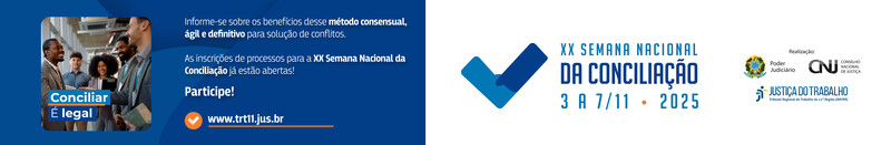 banner para XX Semana da Conciliação do CNJ 