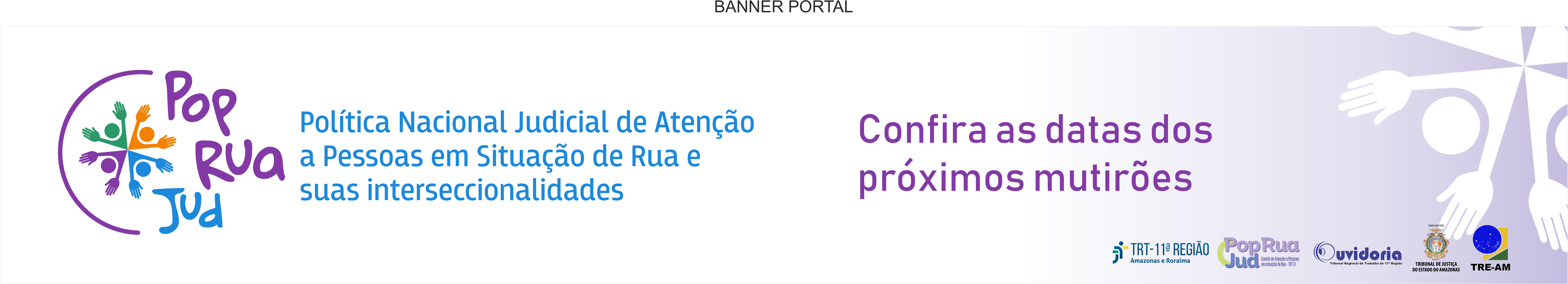 banner para Mutirão PopRuaJud Manaus