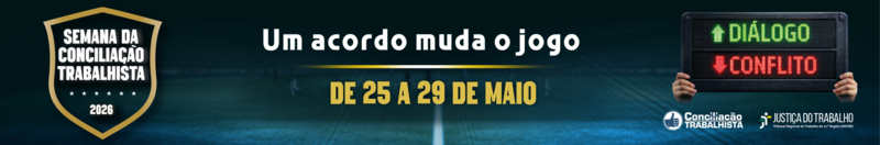 banner para semana da conciliaçao trabalhista - maio 2026 