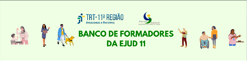 banner para Banco de Formadores da EJUD11