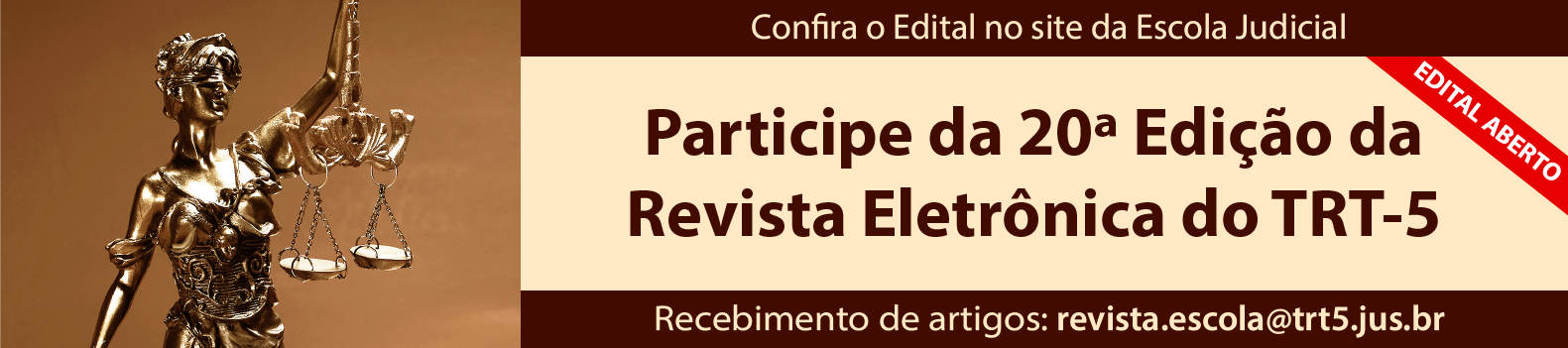 20ª Edição da Revista Eletrônica do TRT 5