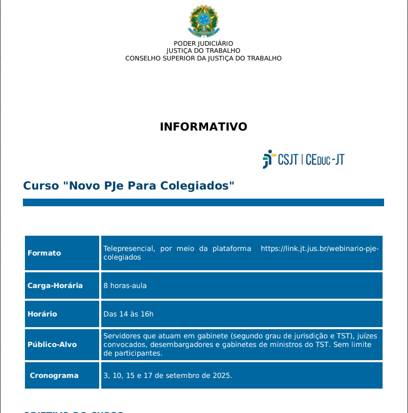 pje colegiados