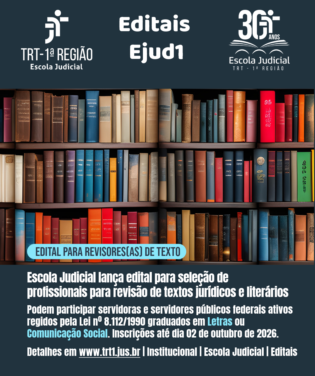 edital para revisores de texto