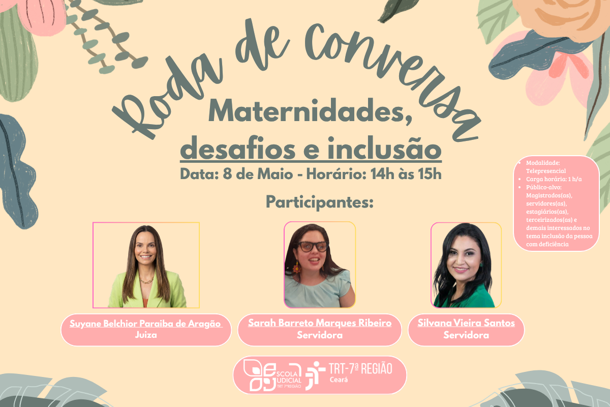 roda de conversa trt 7