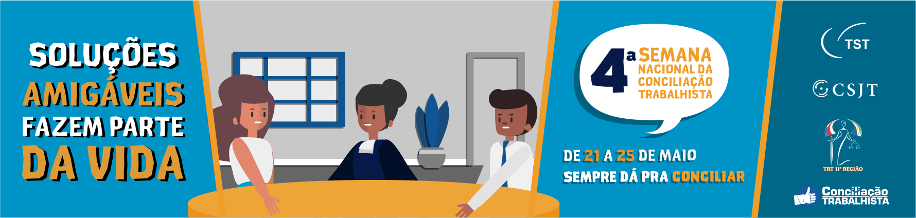 Semana Nacional da Conciliação Banner Portal 2