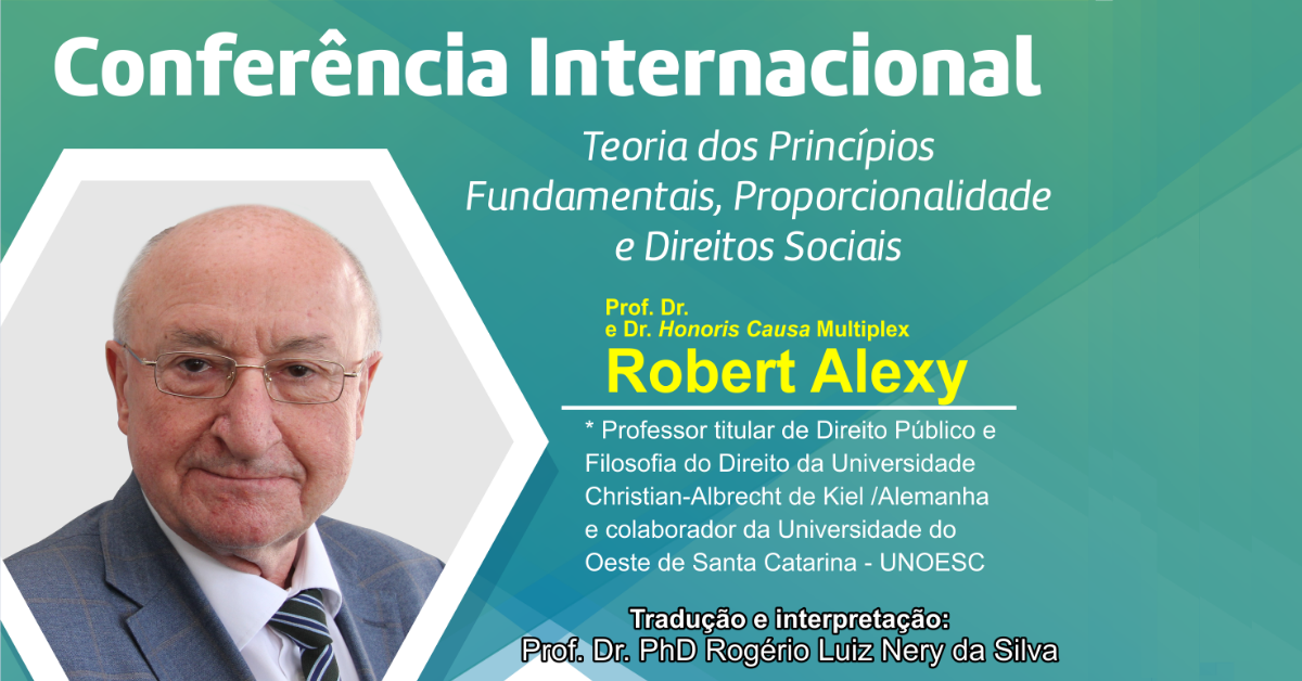 cartaz Prof Robert Alexy
