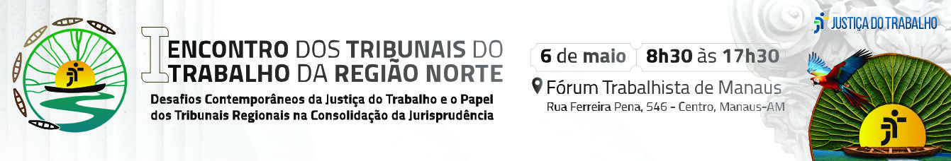 banner para Encontro TRTs do Norte 